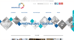 Desktop Screenshot of groupe-sos.org